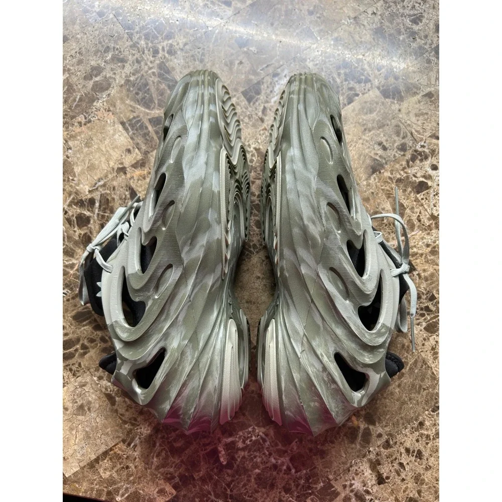 Adidas adiFom Q Sneakers Mens Size 9 Sage Green Grey Marbled GW2218